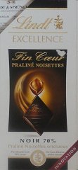 Lindt srednie excellence fin caur praline noisettes